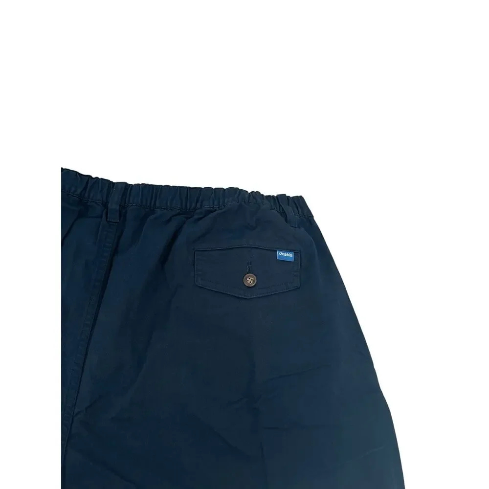 Men's Flat Front Navy Shorts - Picture 5 of 11